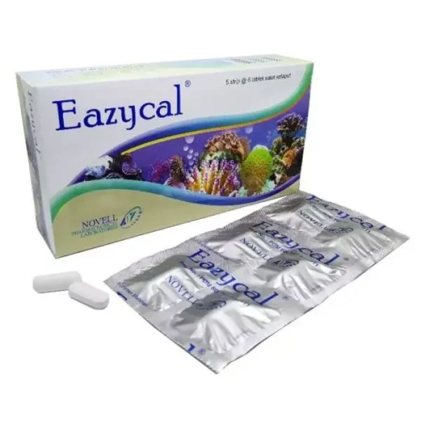 Eazycal Strip Isi 6 Tablet Suplemen Kalsium Osteoporosis